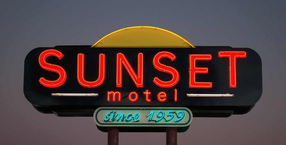Sunset Motel Moriarty Exteriör bild